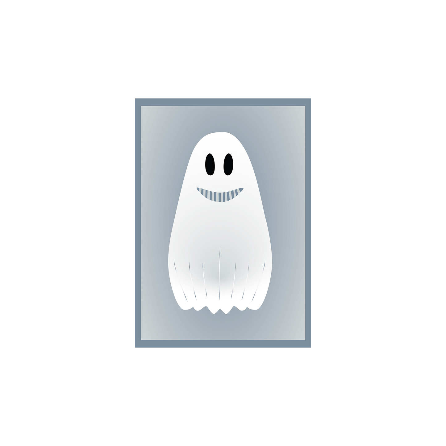 Geist mit rosa Schleife | Digitales Poster (A4 Download, skalierbar)