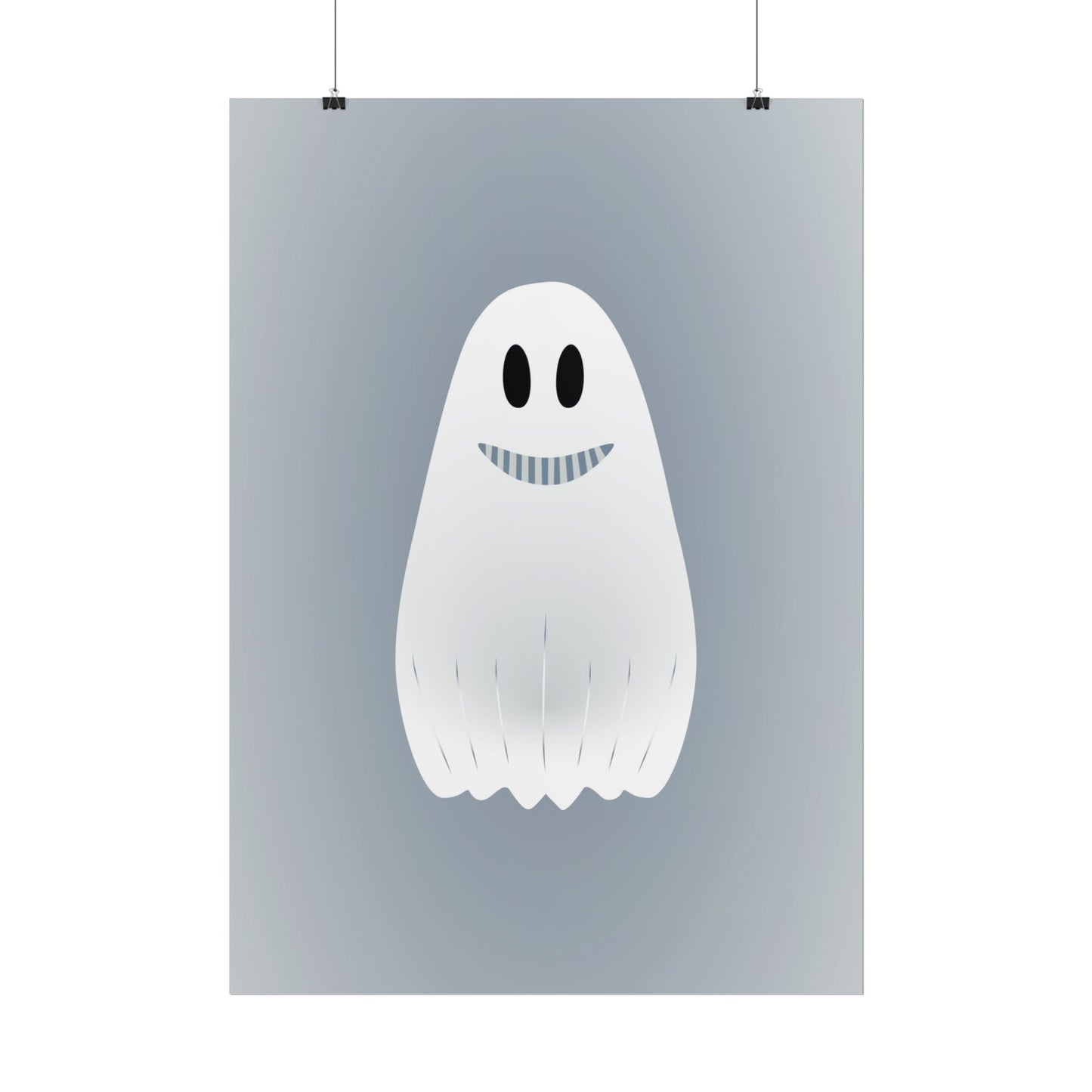 Kleiner Geist mit pinker Schleife | Print on Demand