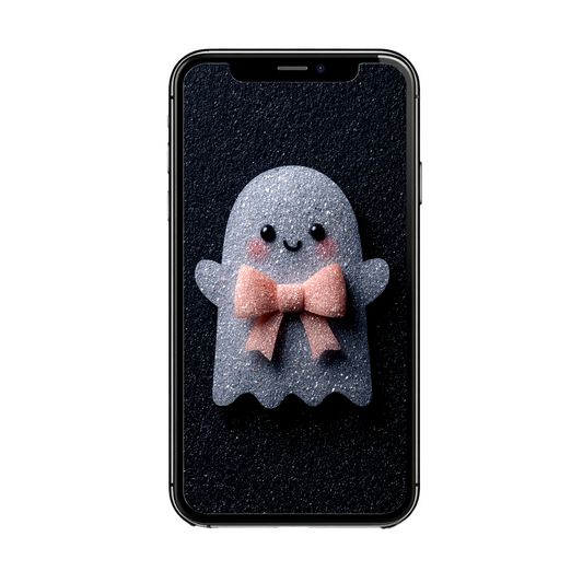 Kawaii-Geist Hintergrundbild mit Schleife | Digitaler Download