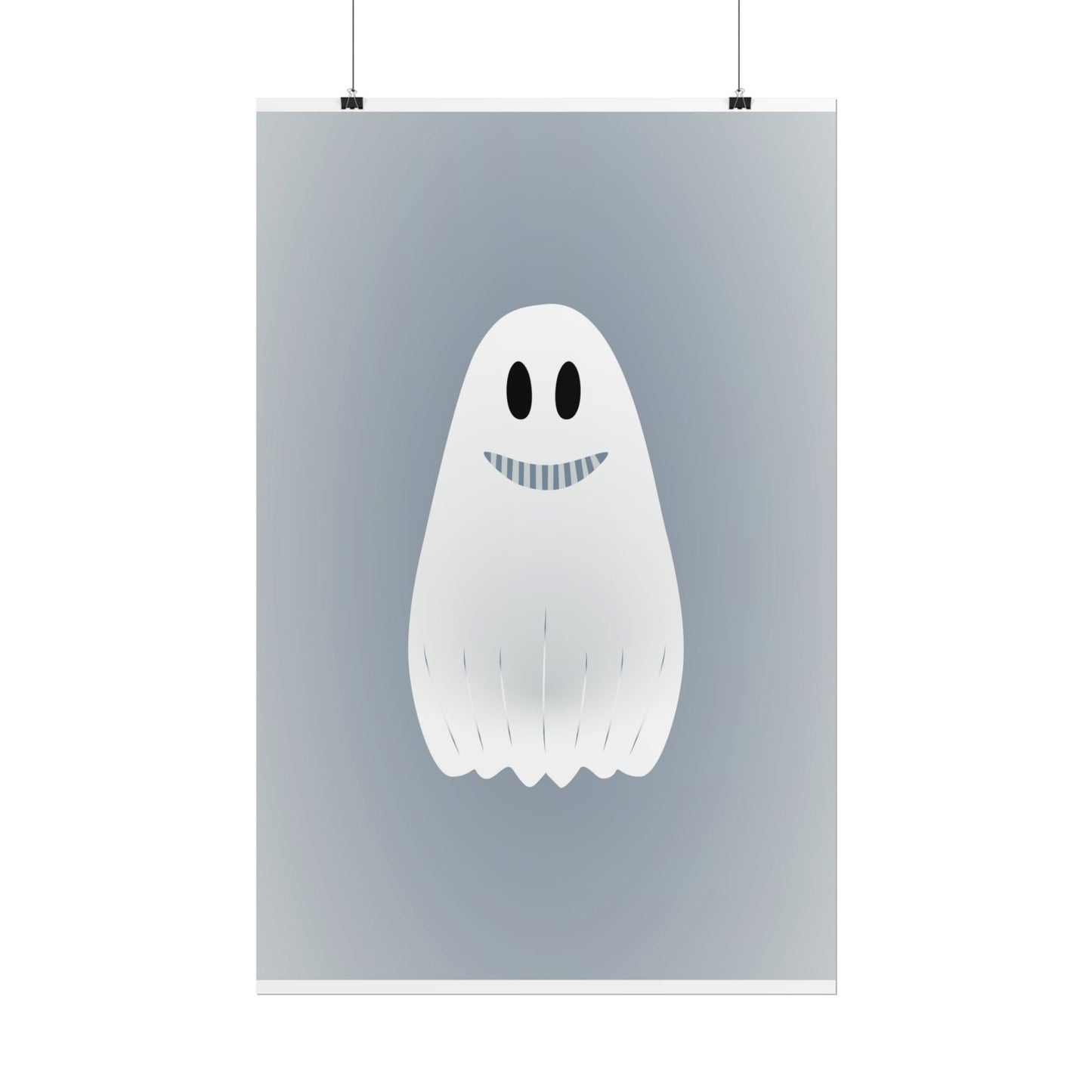 Kleiner Geist mit pinker Schleife | Print on Demand