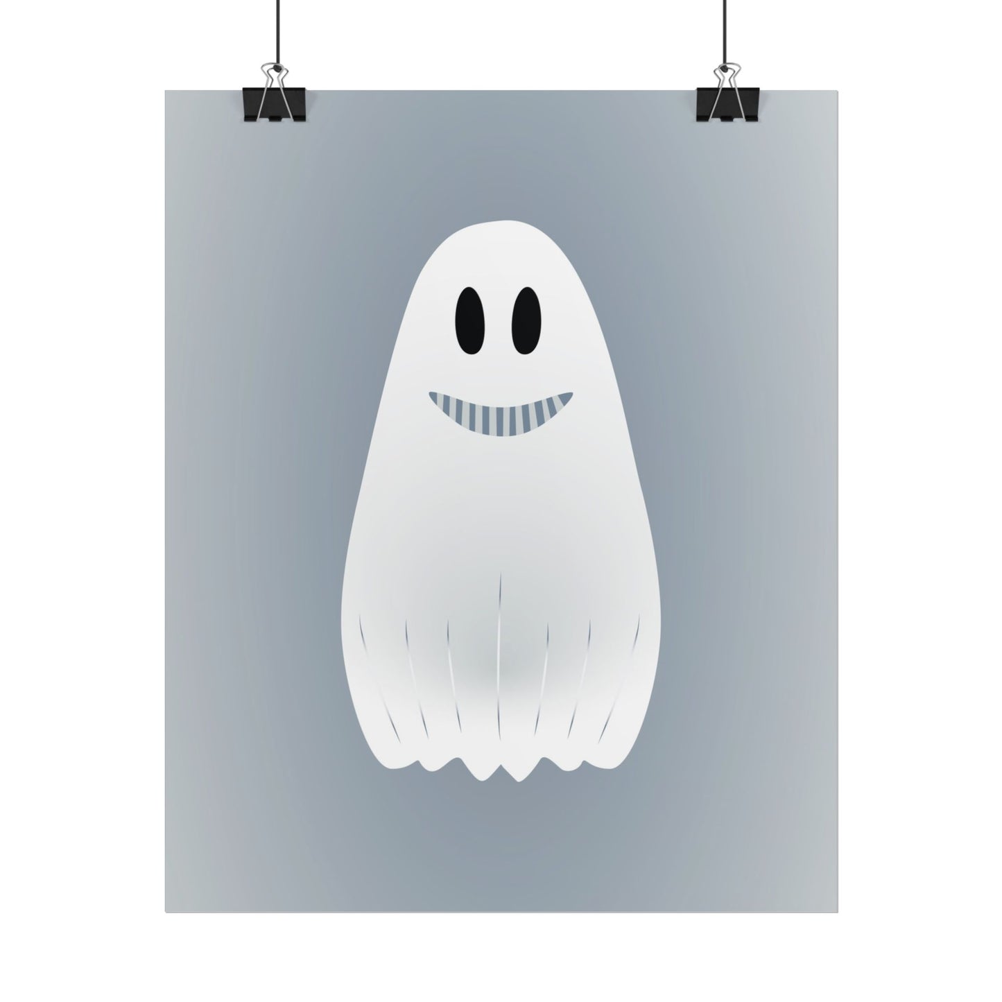 Kleiner Geist mit pinker Schleife | Print on Demand