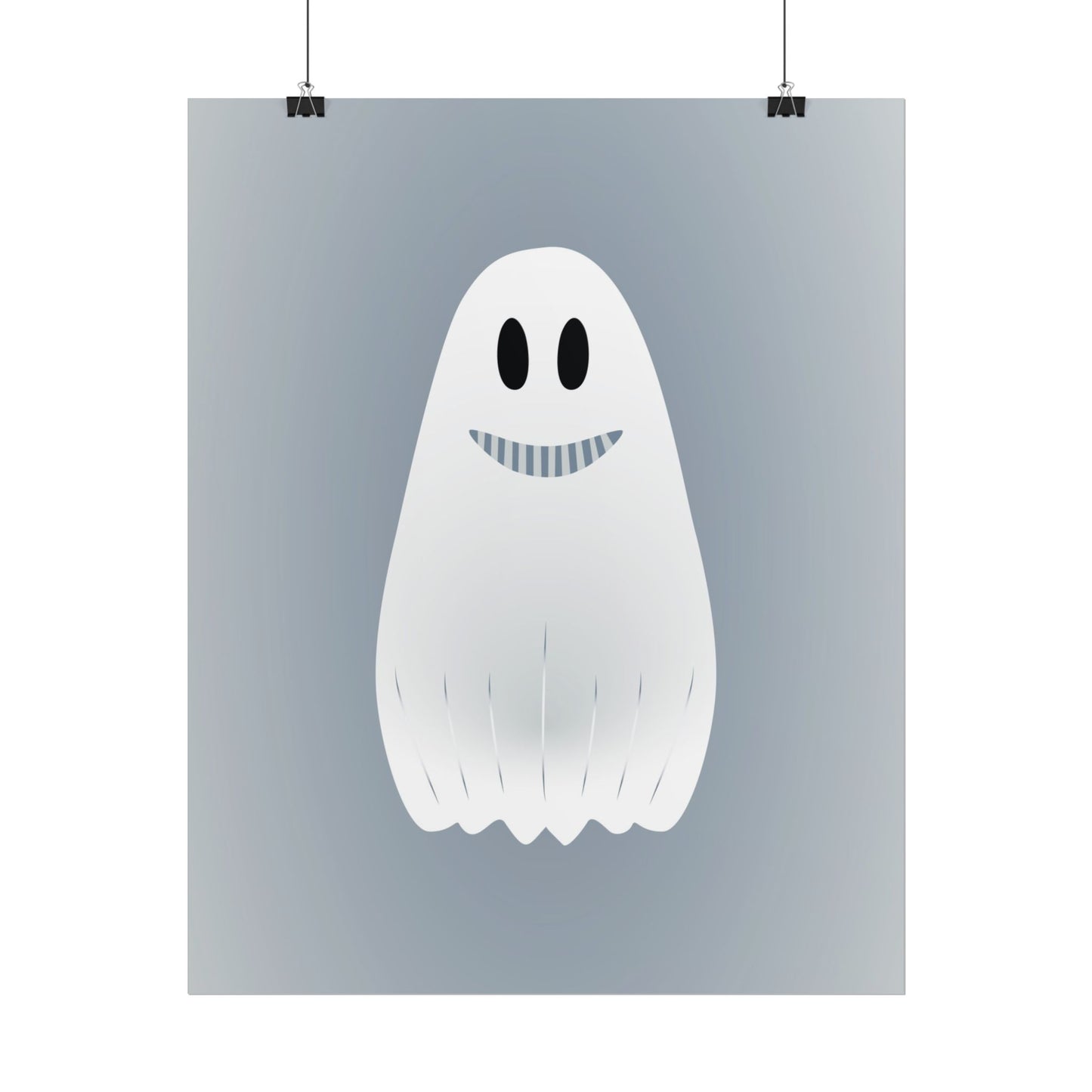 Kleiner Geist mit pinker Schleife | Print on Demand