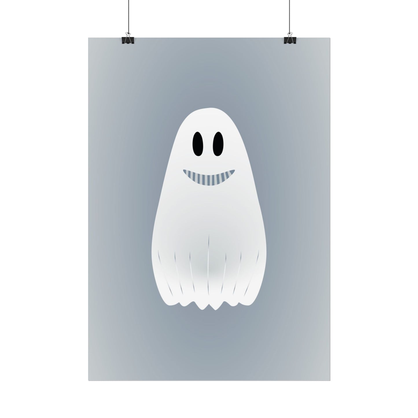 Kleiner Geist mit pinker Schleife | Print on Demand