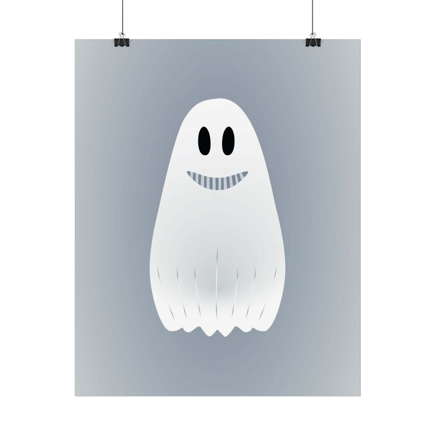 Kleiner Geist mit pinker Schleife | Print on Demand