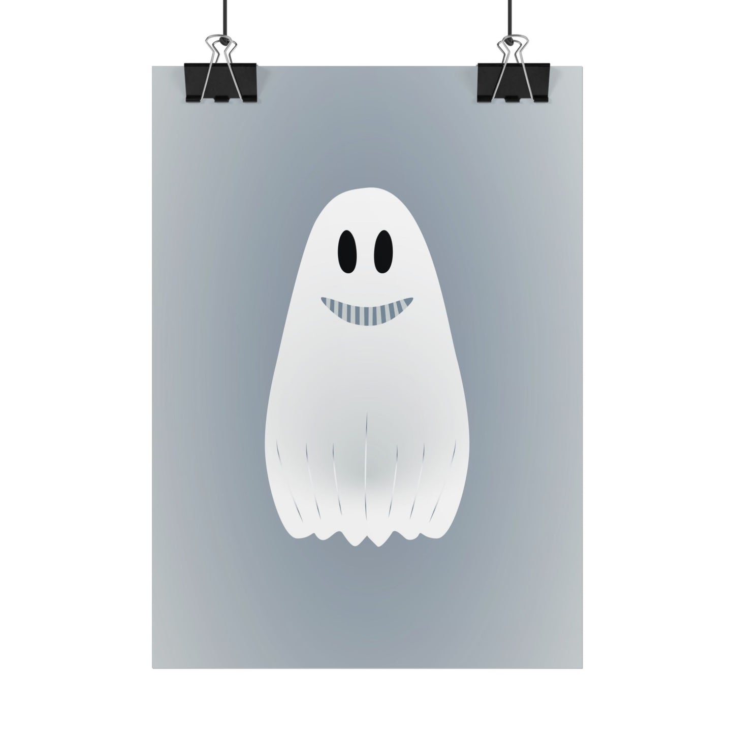 Kleiner Geist mit pinker Schleife | Print on Demand