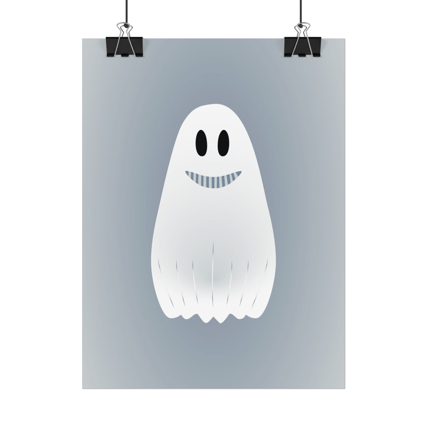 Kleiner Geist mit pinker Schleife | Print on Demand