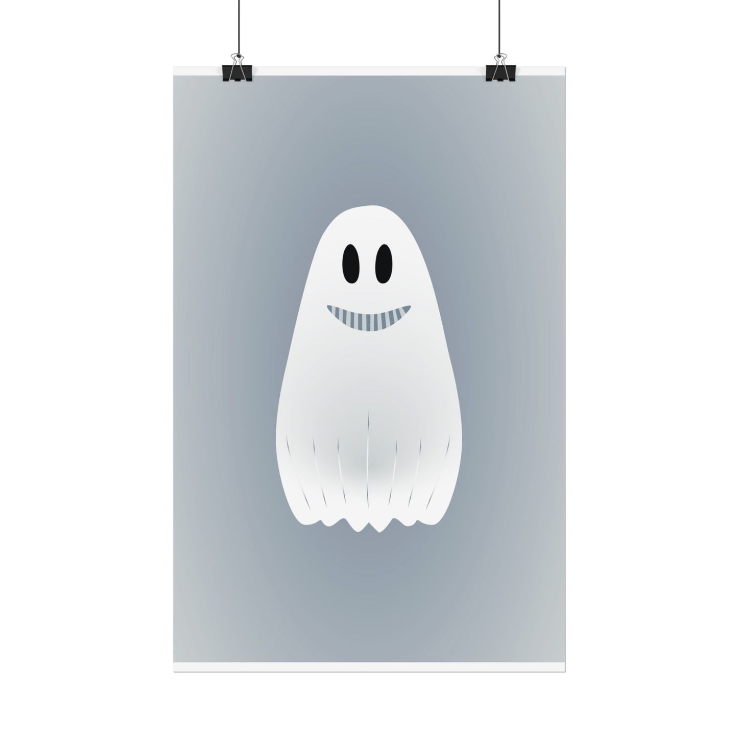 Kleiner Geist mit pinker Schleife | Print on Demand