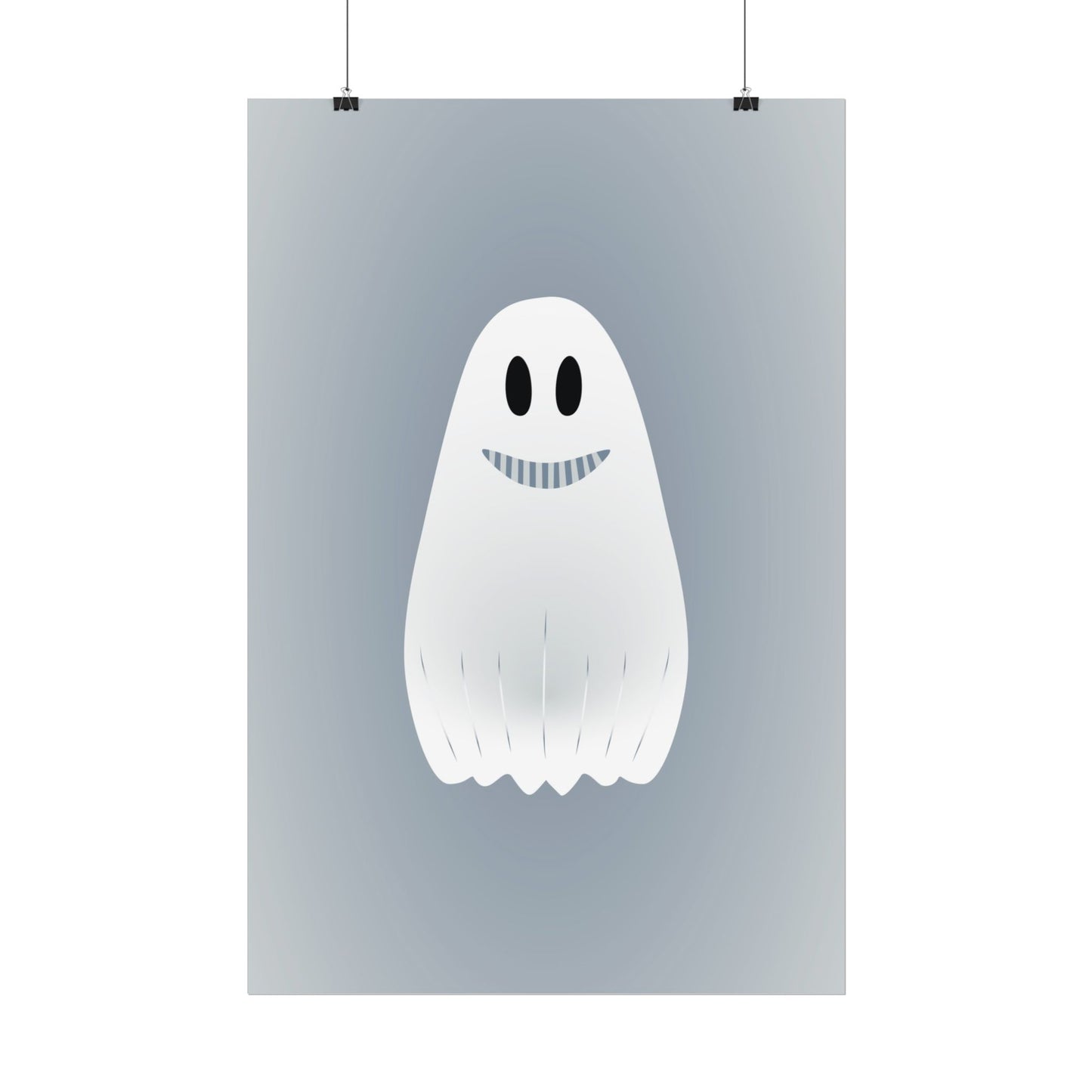 Kleiner Geist mit pinker Schleife | Print on Demand