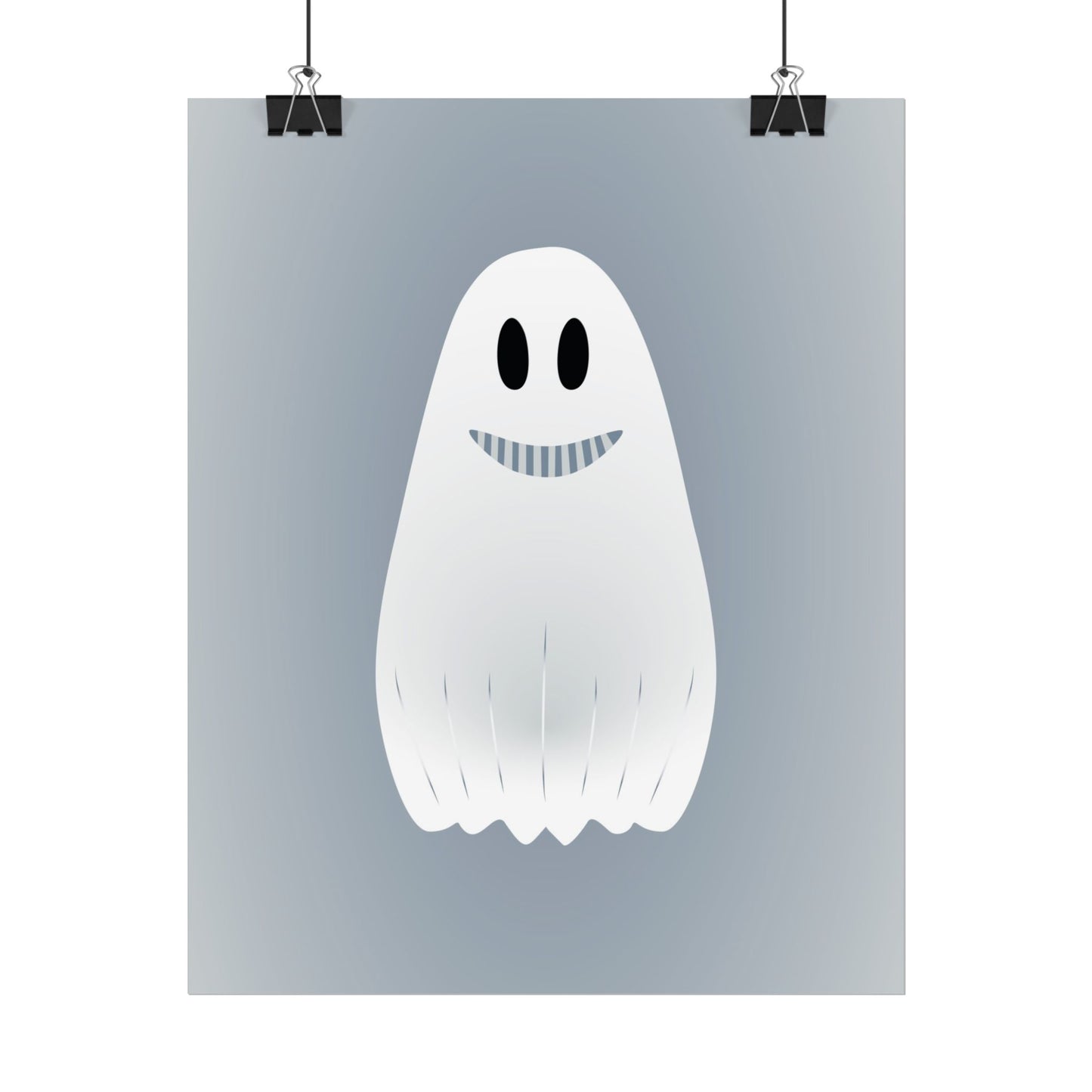 Kleiner Geist mit pinker Schleife | Print on Demand