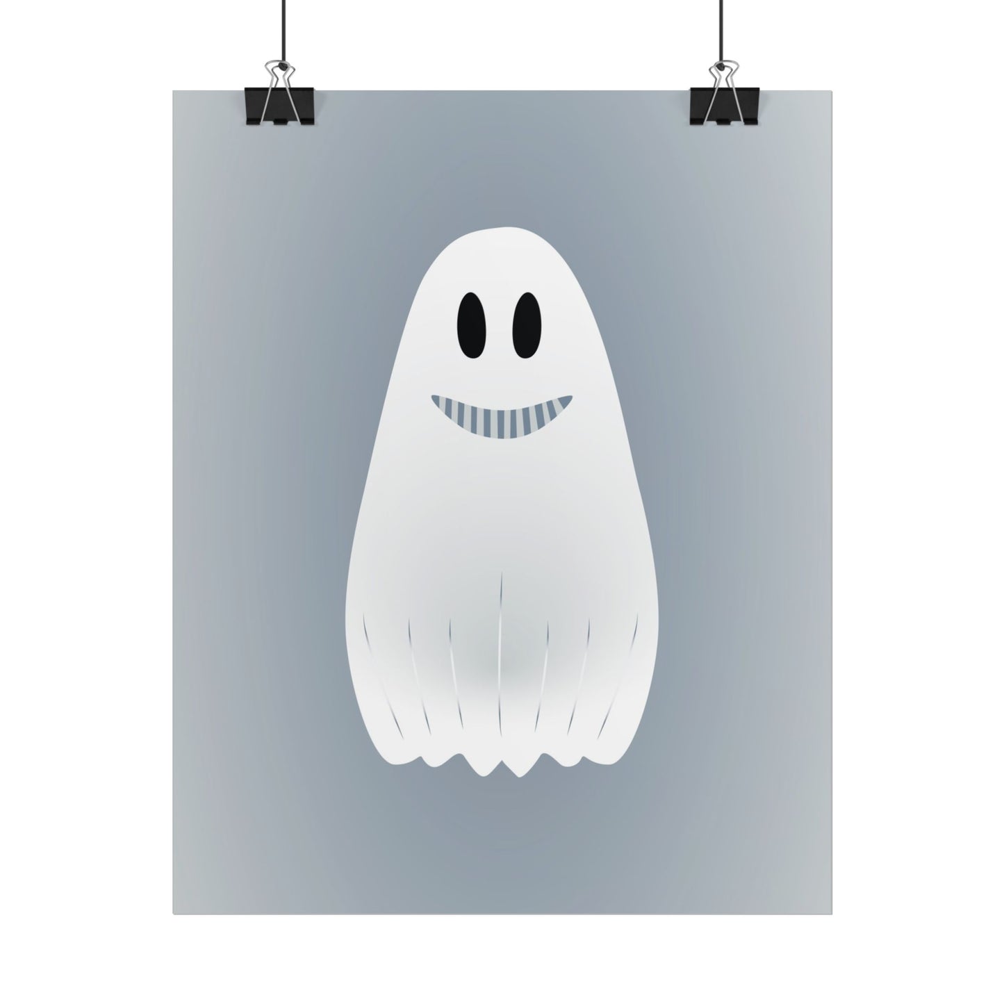 Kleiner Geist mit pinker Schleife | Print on Demand