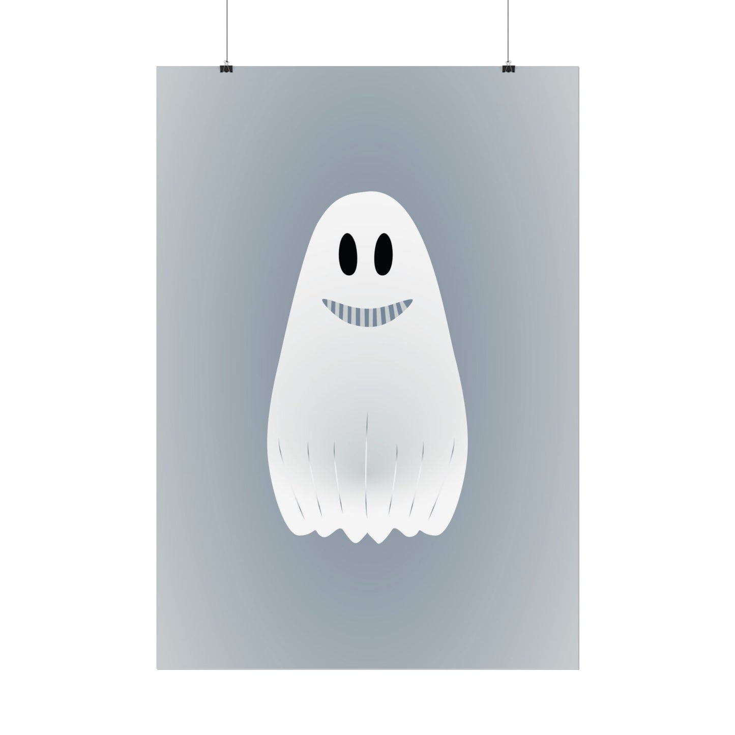 Kleiner Geist mit pinker Schleife | Print on Demand