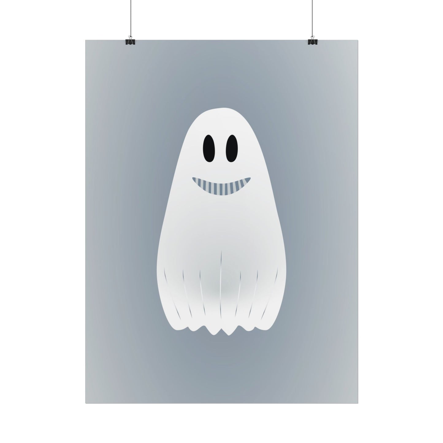 Kleiner Geist mit pinker Schleife | Print on Demand