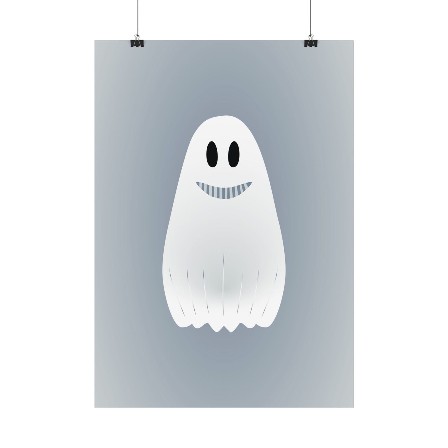 Kleiner Geist mit pinker Schleife | Print on Demand