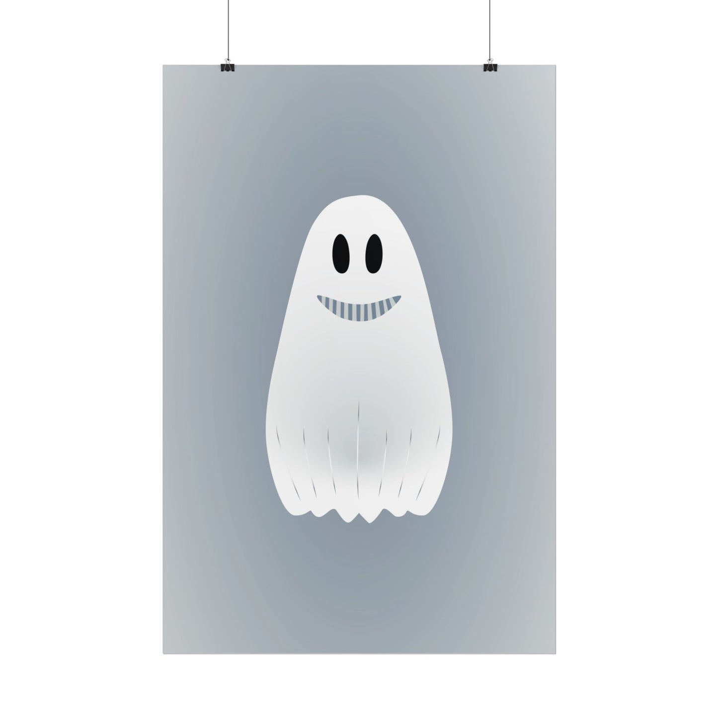 Kleiner Geist mit pinker Schleife | Print on Demand