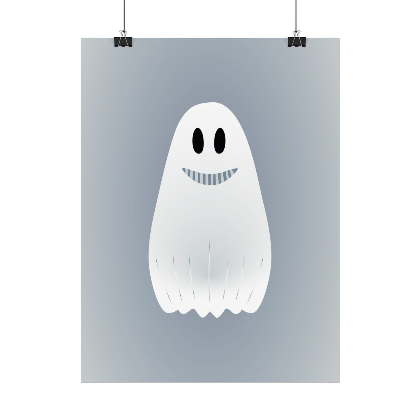 Kleiner Geist mit pinker Schleife | Print on Demand