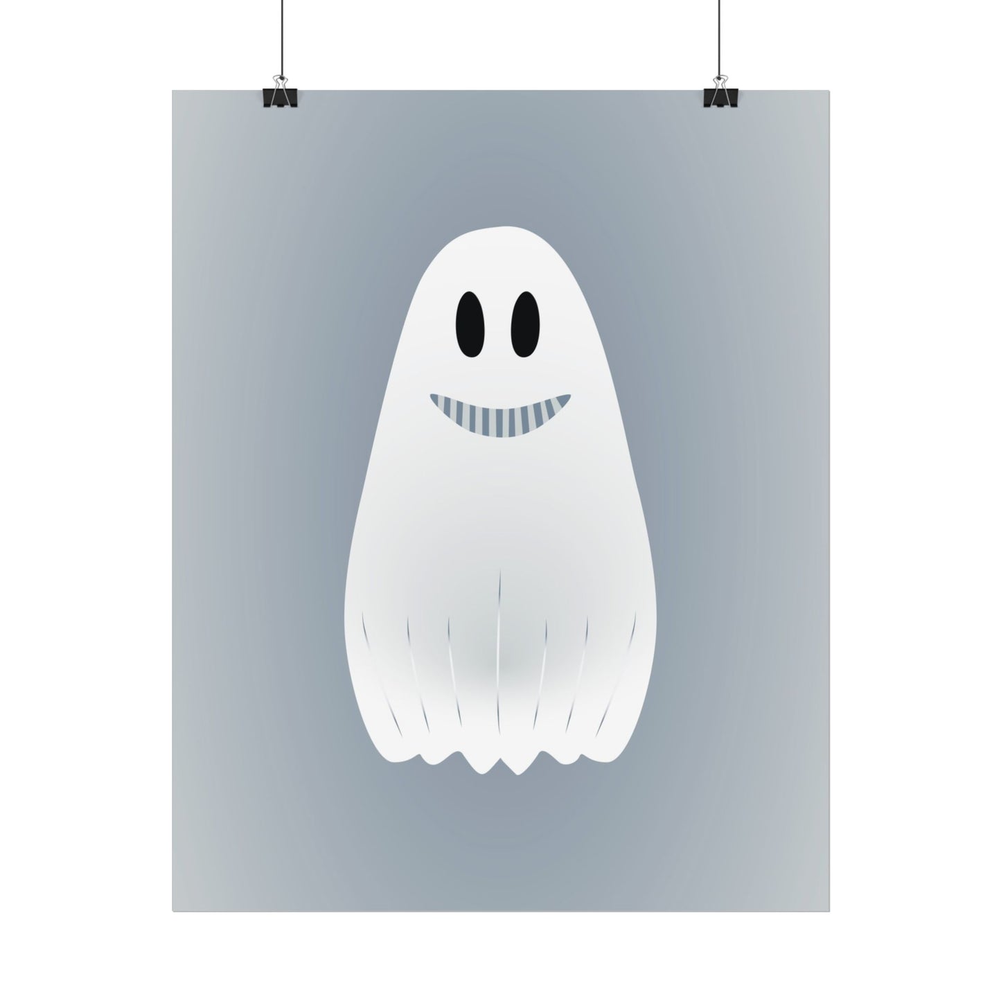 Kleiner Geist mit pinker Schleife | Print on Demand