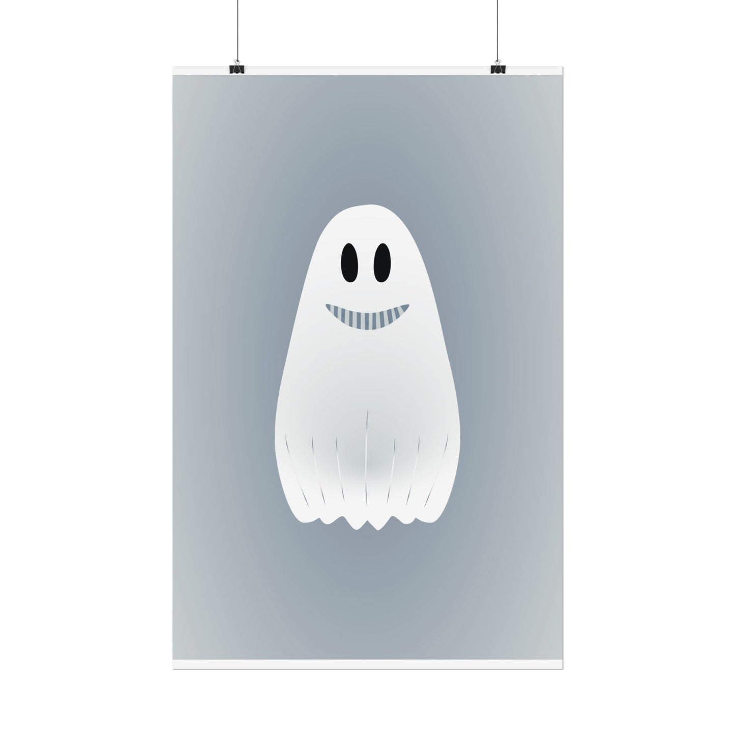 Kleiner Geist mit pinker Schleife | Print on Demand