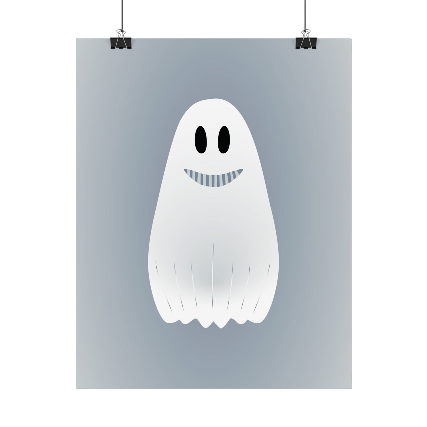 Kleiner Geist mit pinker Schleife | Print on Demand