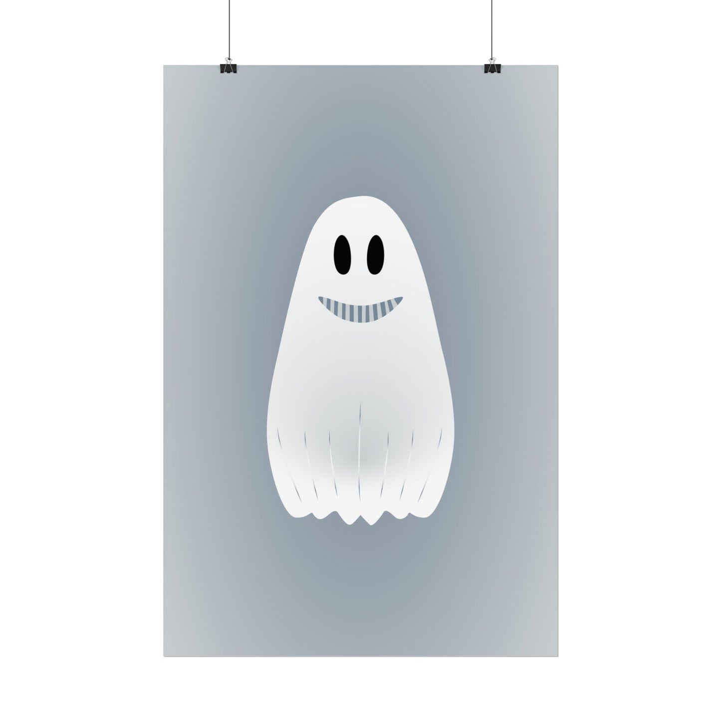 Kleiner Geist mit pinker Schleife | Print on Demand