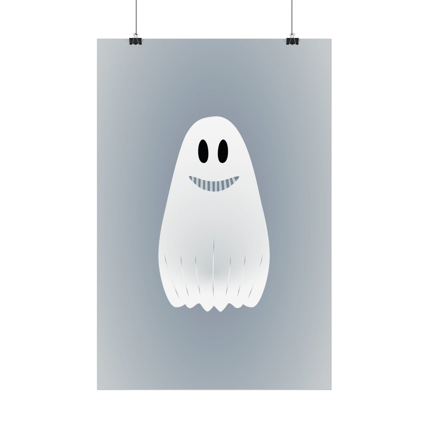 Kleiner Geist mit pinker Schleife | Print on Demand