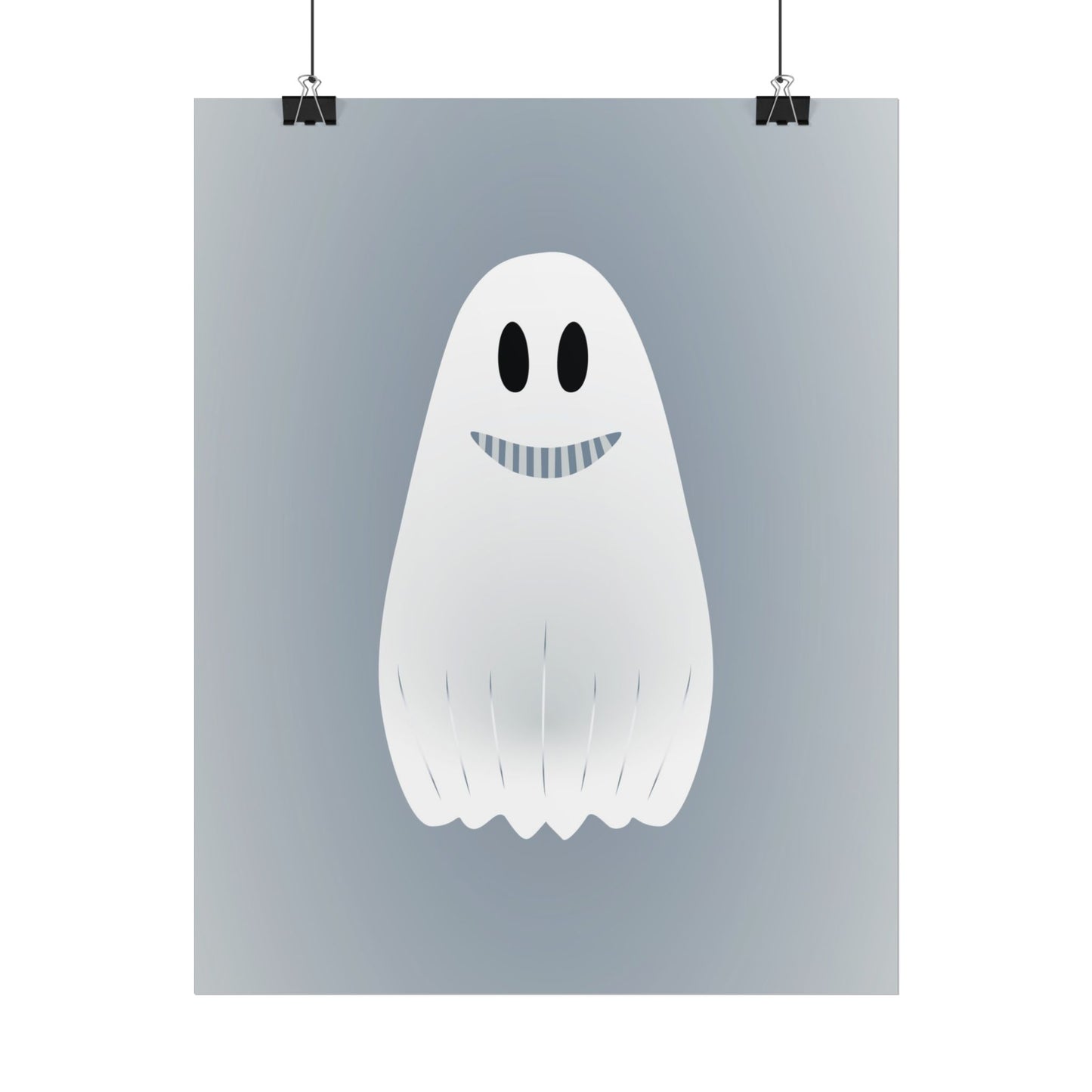 Kleiner Geist mit pinker Schleife | Print on Demand