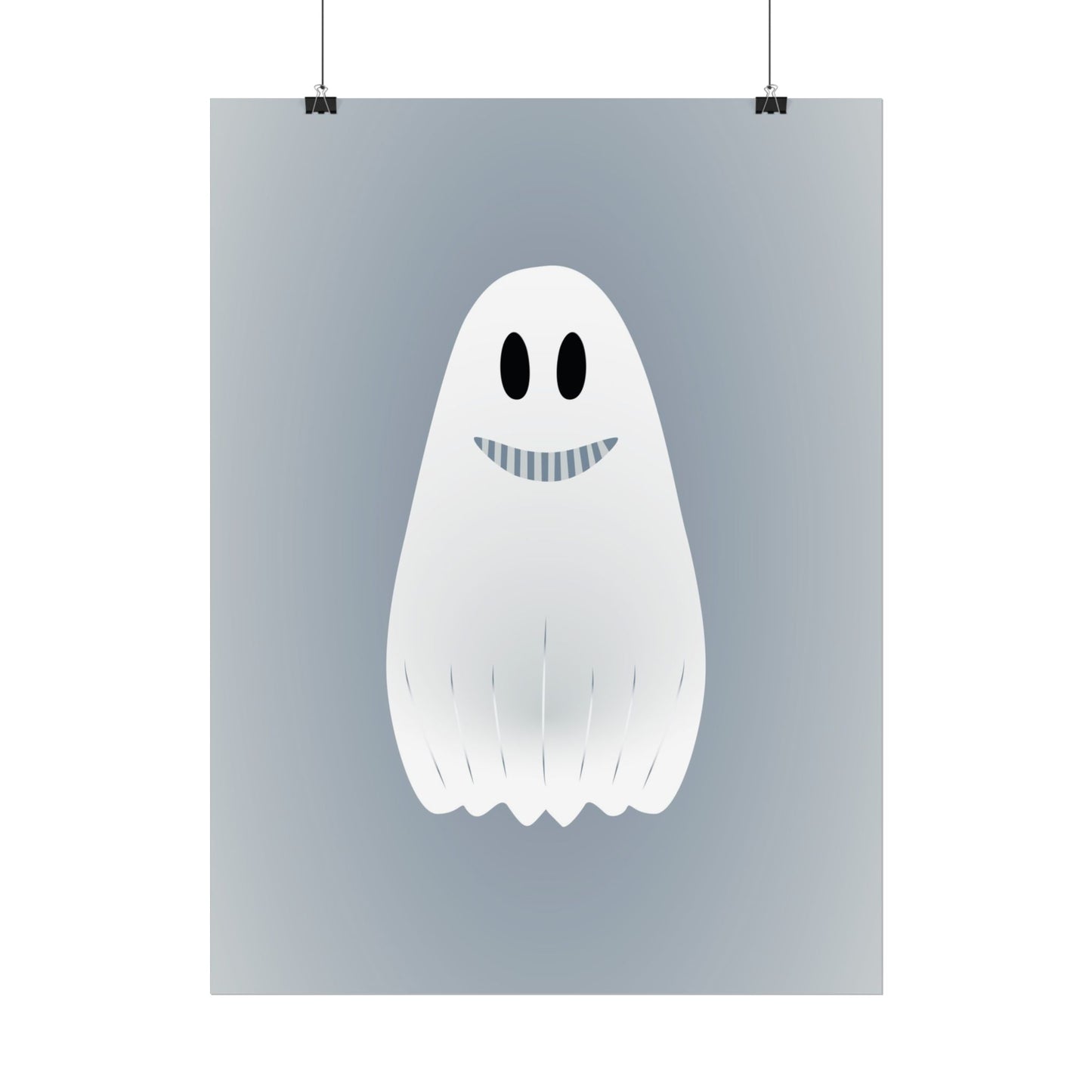 Kleiner Geist mit pinker Schleife | Print on Demand