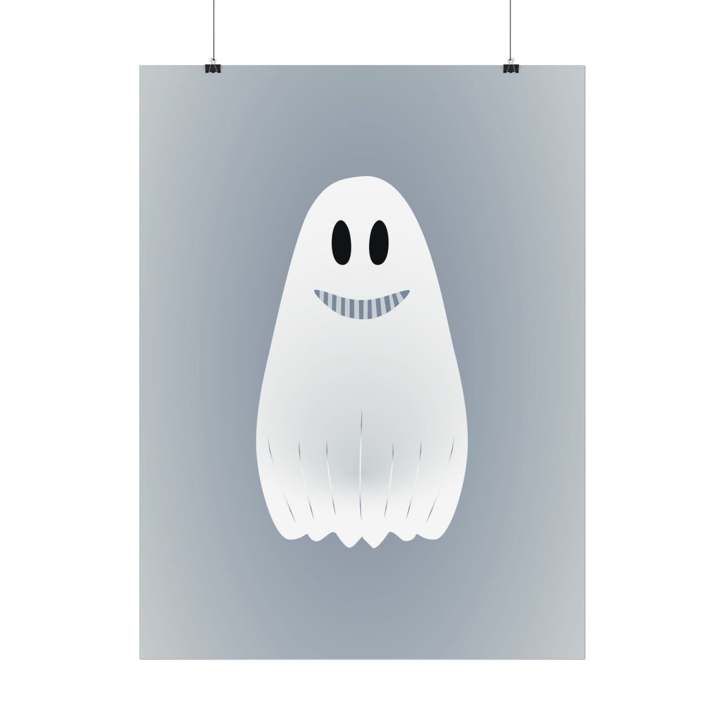 Kleiner Geist mit pinker Schleife | Print on Demand