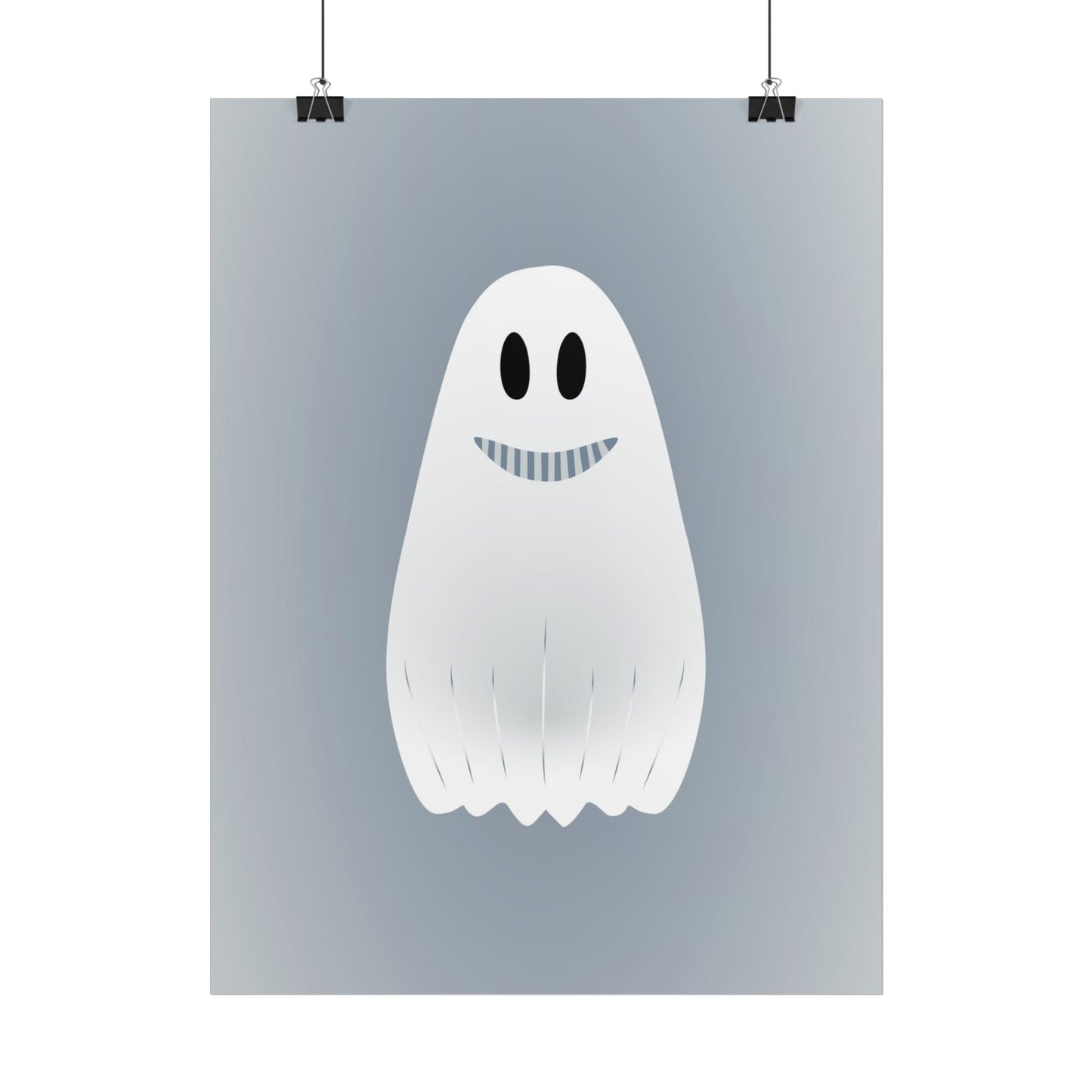 Kleiner Geist mit pinker Schleife | Print on Demand