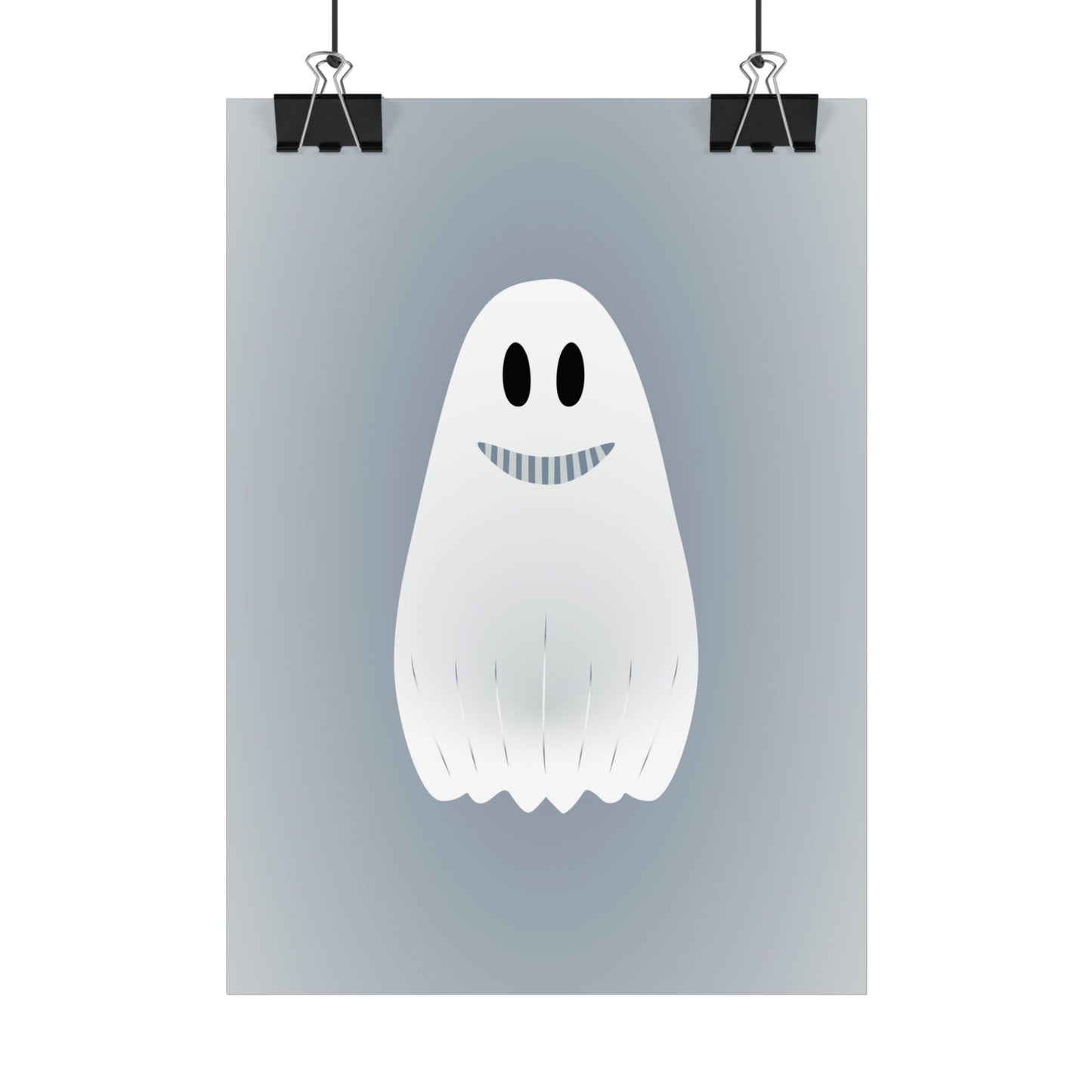 Kleiner Geist mit pinker Schleife | Print on Demand