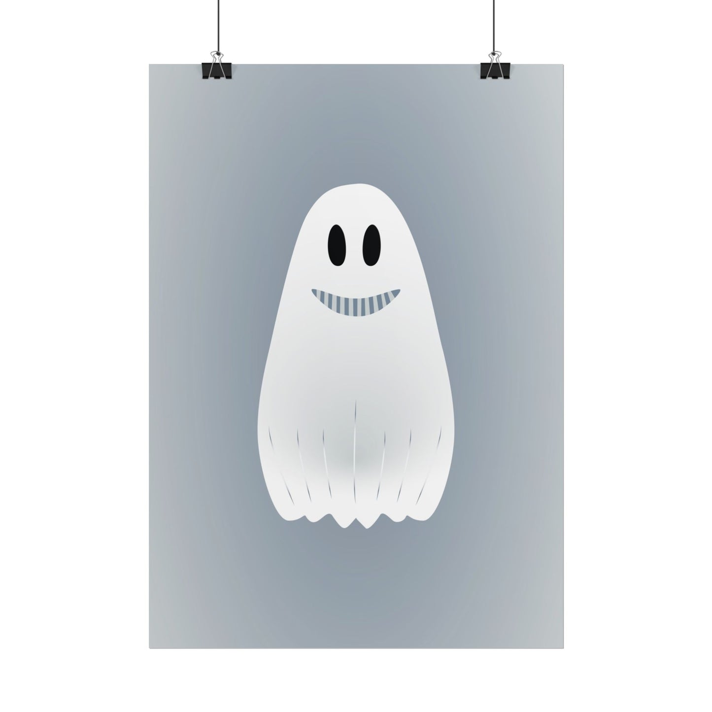 Kleiner Geist mit pinker Schleife | Print on Demand