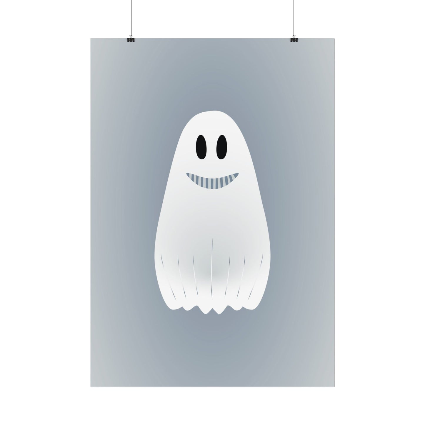 Kleiner Geist mit pinker Schleife | Print on Demand