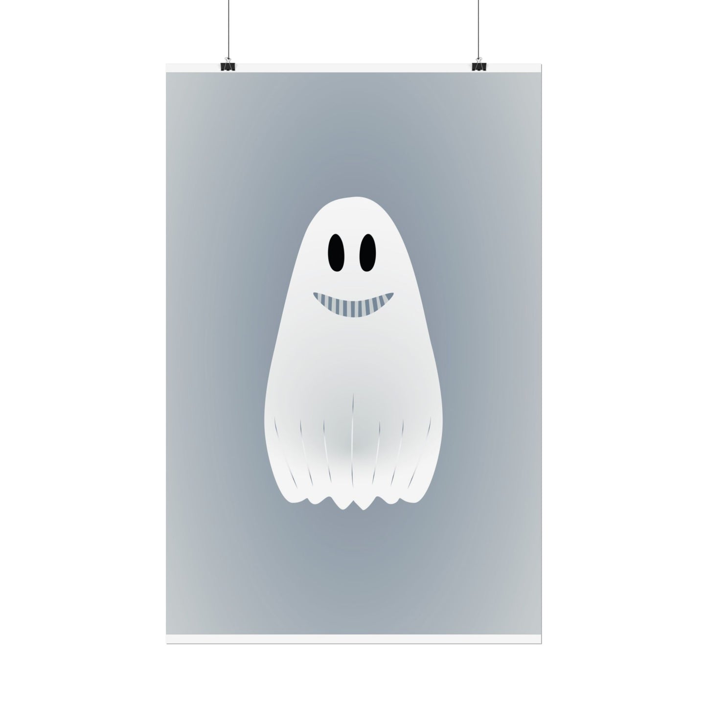 Kleiner Geist mit pinker Schleife | Print on Demand