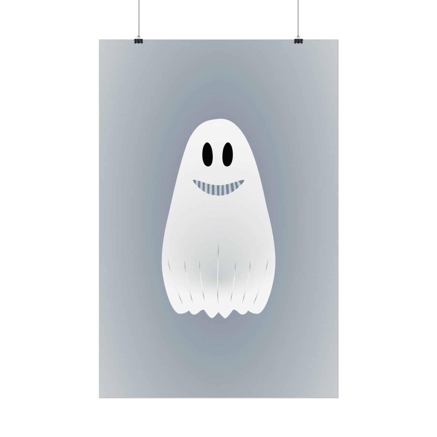 Kleiner Geist mit pinker Schleife | Print on Demand